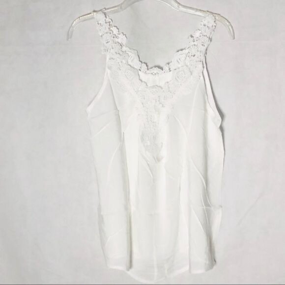 shirt thin silky lace sheer high low sheer medium 26 height new READ - Picture 7 of 8